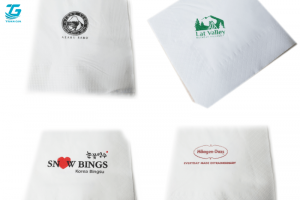 Giấy ăn in logo thương hiệu