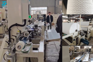 Máy tua và cắt giấy vệ sinh tự động