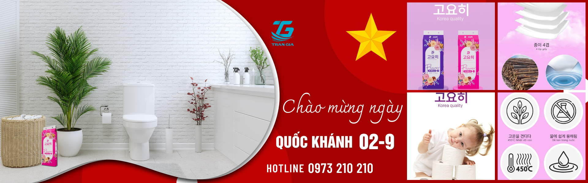 Trần Gia Paper Chào mừng ngày Quốc khánh Việt Nam 2-9